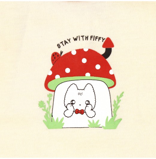 FIFFY MUSHROOM HOUSE SHORT SLEEVE + LONG PANT SUIT