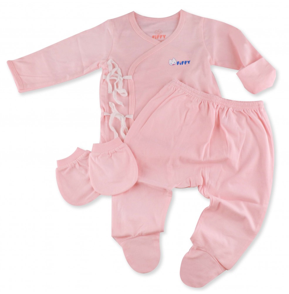 baby clothes with attached mittens