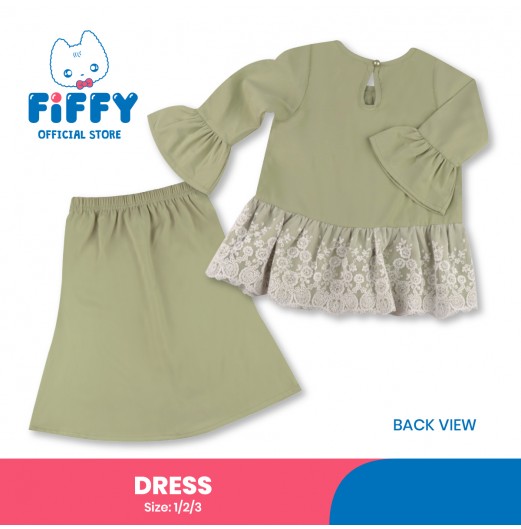 FIFFY ADORABLE LACE MALAY DRESS