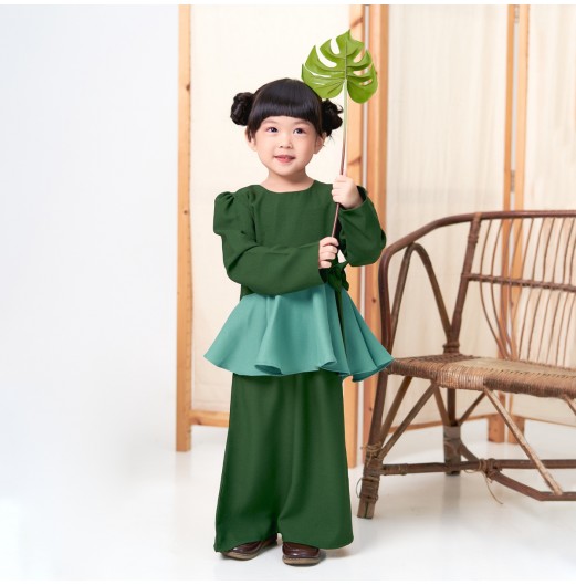 FIFFY CUTE RIBBON MALAY DRESS