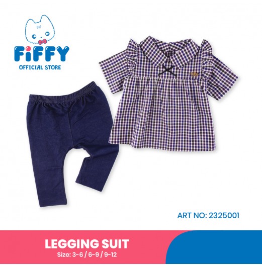 FIFFY STRIPE AND FLOURISH LEGGING SUIT