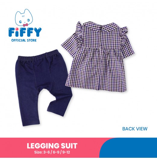 FIFFY STRIPE AND FLOURISH LEGGING SUIT