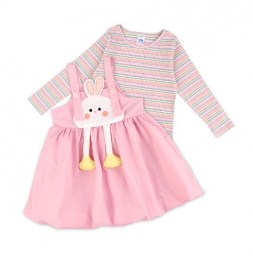 FIFFY CHEERFUL BUNNY 2 IN 1 DRESS