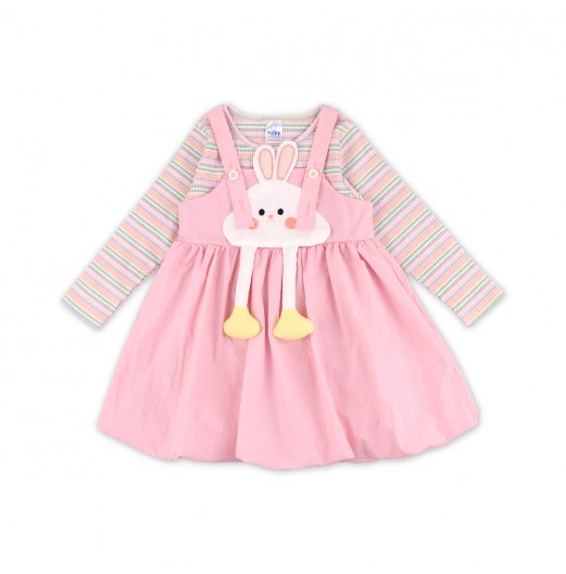 FIFFY CHEERFUL BUNNY 2 IN 1 DRESS