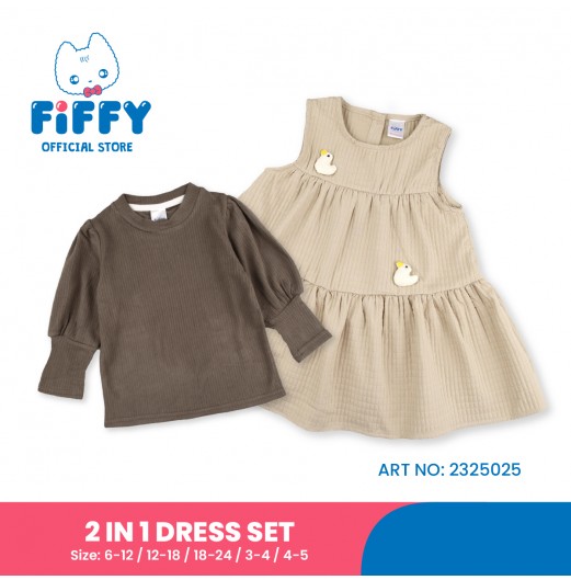 FIFFY VINTAGE POND 2 IN 1 DRESS SET