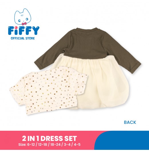 FIFFY SPARKLING 2 IN 1 DRESS SET