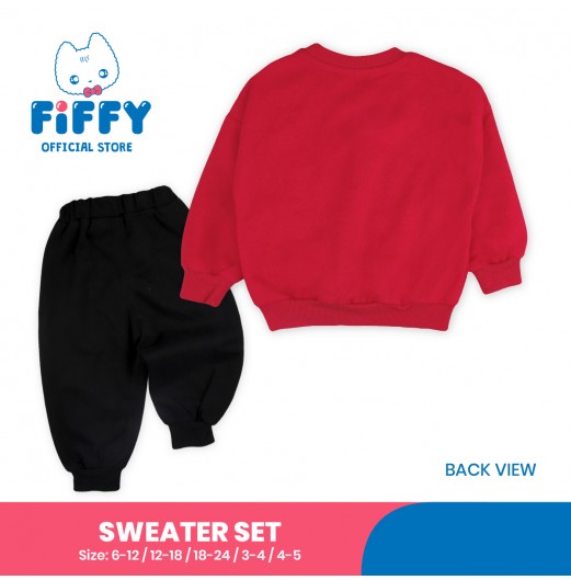 FIFFY KIDS BEAR SWEATER SET