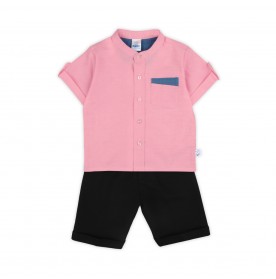 FIFFY CLASSIC CONTRAST SHORT SLEEVE SHIRT SUIT