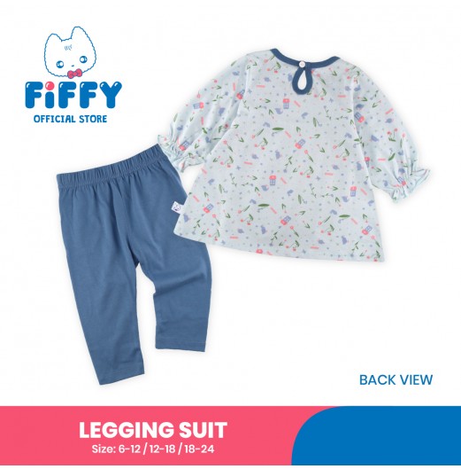 FIFFY FLORAL FRIENDS LEGGING SUIT