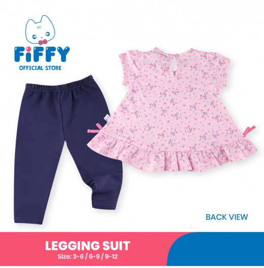 FIFFY BLOOMING BEAUTY DRESS LEGGING SUIT