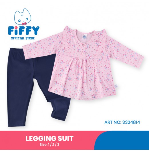 FIFFY FLORAL DAYDREAM LEGGING SUIT