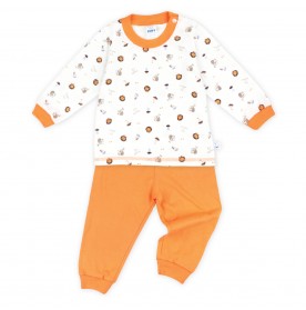 FIFFY SLOTHS AND LIONS LONG SLEEVE BOY PYJAMAS SUIT