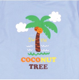 FIFFY COCONUT TREE SHORT SLEEVE BOY PYJAMAS SUIT