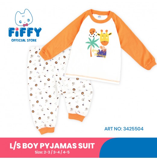 FIFFY KEEP SHINING LONG SLEEVE BOY PYJAMAS SUIT