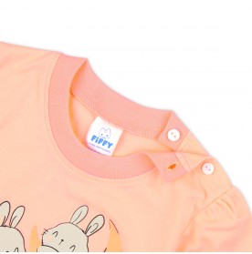 FIFFY BUNNY SHORT SLEEVE GIRL PYJAMAS SUIT