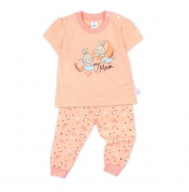 FIFFY BUNNY SHORT SLEEVE GIRL PYJAMAS SUIT