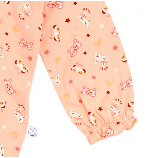 FIFFY FLUFFY MOONS LONG SLEEVE GIRL PYJAMAS SUIT