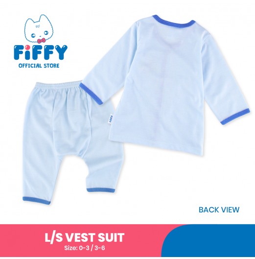 FIFFY BUZZZING BEAR ADVENTURE LONG SLEEVE VEST SUIT