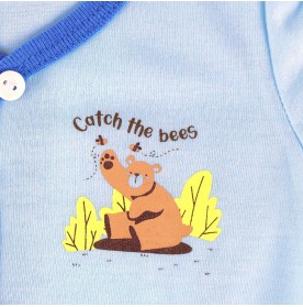 FIFFY BUZZZING BEAR ADVENTURE LONG SLEEVE VEST SUIT