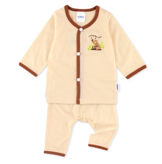 FIFFY BUZZZING BEAR ADVENTURE LONG SLEEVE VEST SUIT