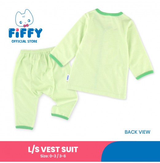 FIFFY FAMILY FRIENDLY BEAR LONG SLEEVE VEST SUIT