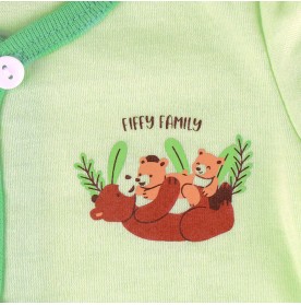 FIFFY FAMILY FRIENDLY BEAR LONG SLEEVE VEST SUIT