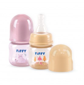 FIFFY BABY TWIN PACK FEEDING BOTTLE - 2OZ / 60ML