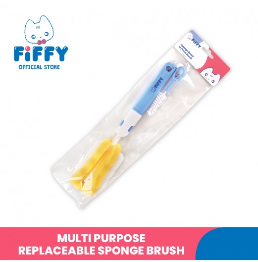 Feeding Bottles - FIFFY SPONGE NURSING BOTTLE BRUSH