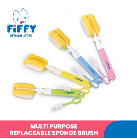 Feeding Bottles - FIFFY SPONGE NURSING BOTTLE BRUSH