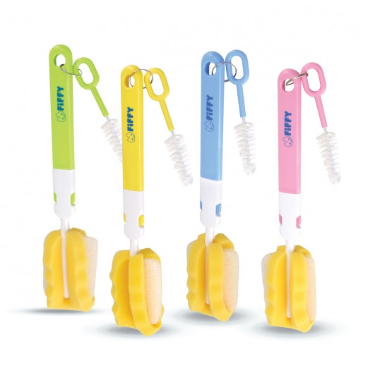 Feeding Bottles - FIFFY SPONGE NURSING BOTTLE BRUSH