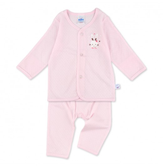 FIFFY STRAWBERRY RABBIT LONG SLEEVE VEST SUIT