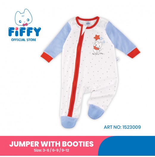 FIFFY BALLOON FLY JUMPER WITH BOOTIES