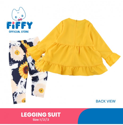 FIFFY SUNFLOWER SHINE LEGGING SUIT