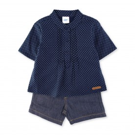 FIFFY SMART BABY SHORT SLEEVE BOY SHIRT SUIT