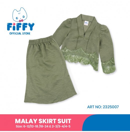 FIFFY DAHLIA RAYA MALAY SKIRT SUIT