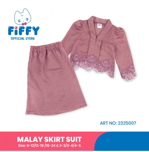 FIFFY DAHLIA RAYA MALAY SKIRT SUIT