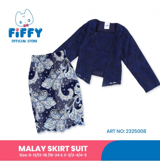 FIFFY BATIK ELEGANCE MALAY SKIRT SUIT