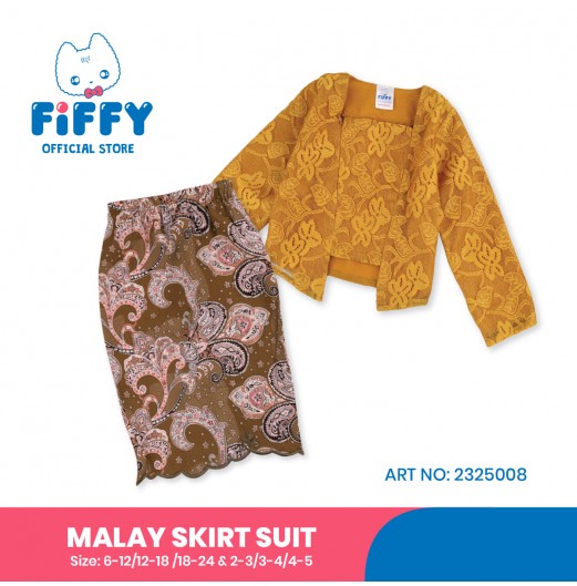 FIFFY BATIK ELEGANCE MALAY SKIRT SUIT