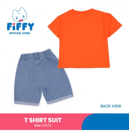 FIFFY LITTLE HAMBURGER T-SHIRT SUIT