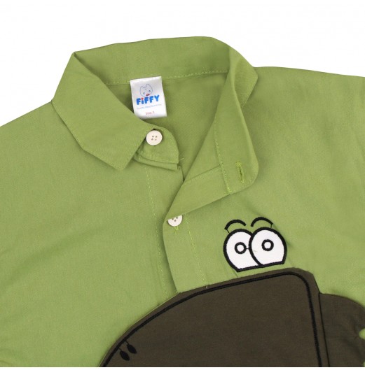 FIFFY DINO EXPLORER LONG SLEEVE SHIRT SUIT