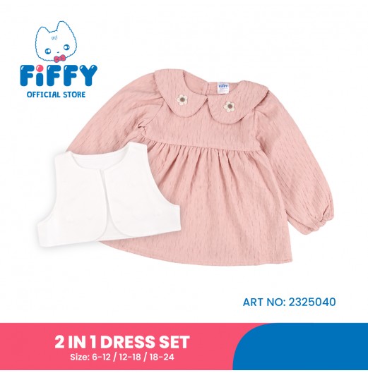 FIFFY DAISY DELIGHT 2 IN 1 DRESS SET