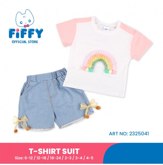 FIFFY RAINBOW DREAMS T-SHIRT SUIT