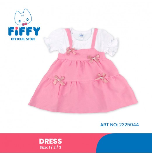 FIFFY CHARMING BOW DRESS