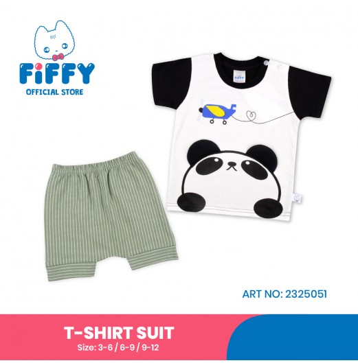 FIFFY LITTLE PANDA T-SHIRT SUIT