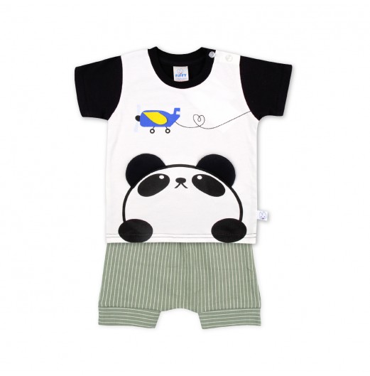 FIFFY LITTLE PANDA T-SHIRT SUIT