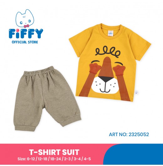 FIFFY PEEK-A-ROAR T-SHIRT SUIT