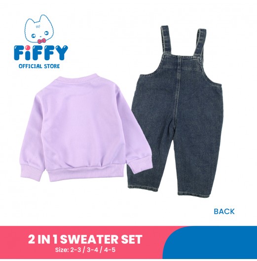 FIFFY FRIENDLY BUNNY 2 IN 1 SWEATER SET