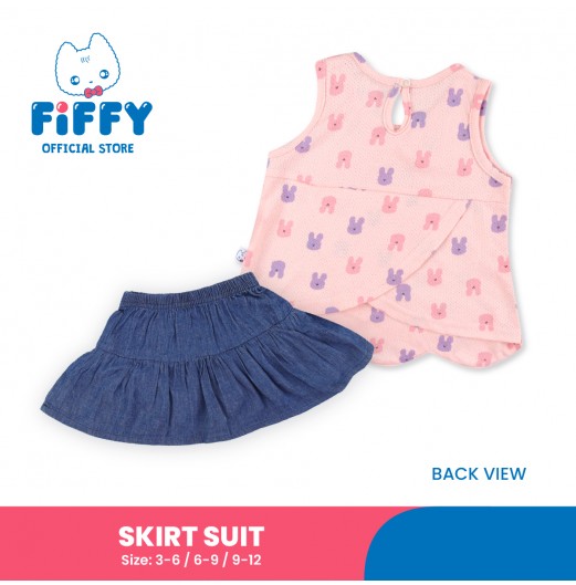 FIFFY SUMMER BUNNY SKIRT SUIT