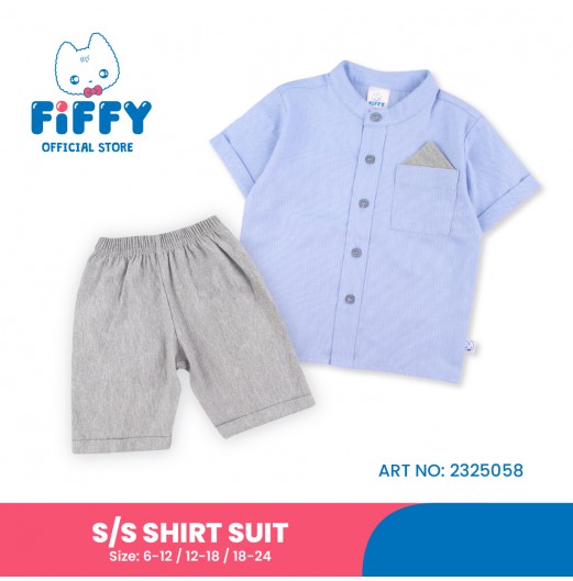 FIFFY CLASSIC CHARMER SHORT SLEEVE SHIRT SUIT