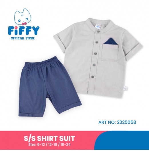 FIFFY CLASSIC CHARMER SHORT SLEEVE SHIRT SUIT